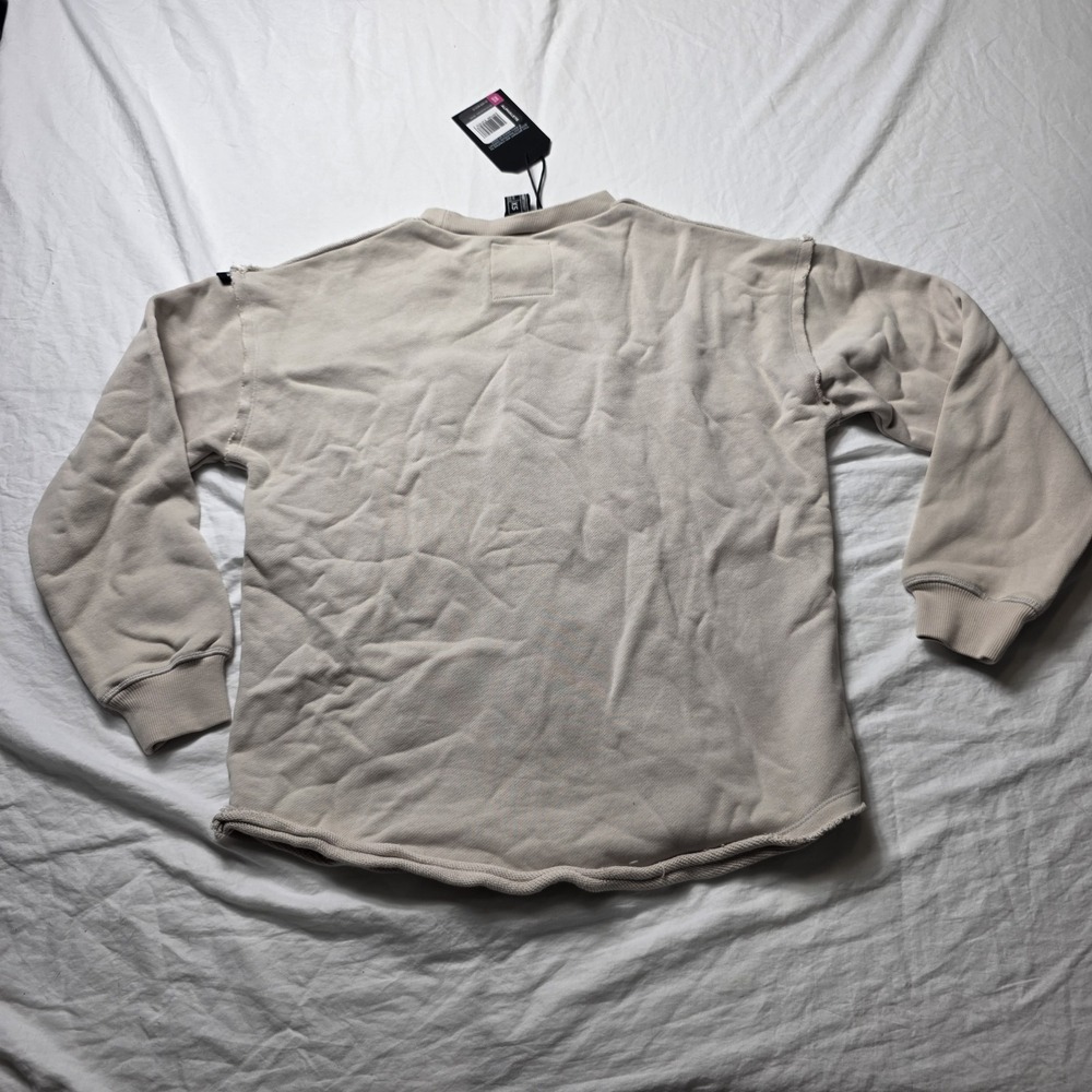 very terry alphalete women's sweatshirt xs tan